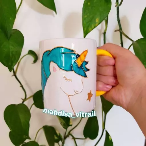 ماگ یونیکورن سفید