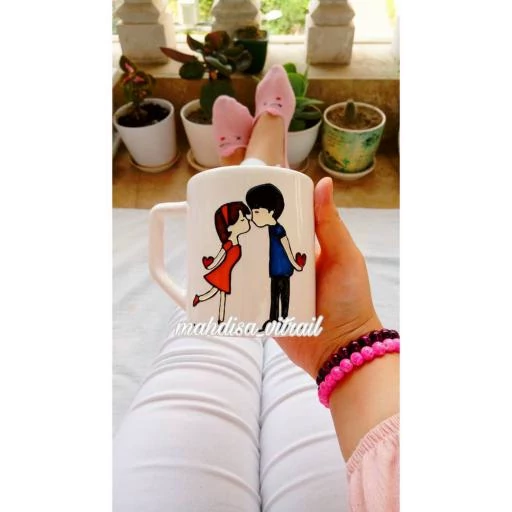 ماگ عاشقونه ی دستساز