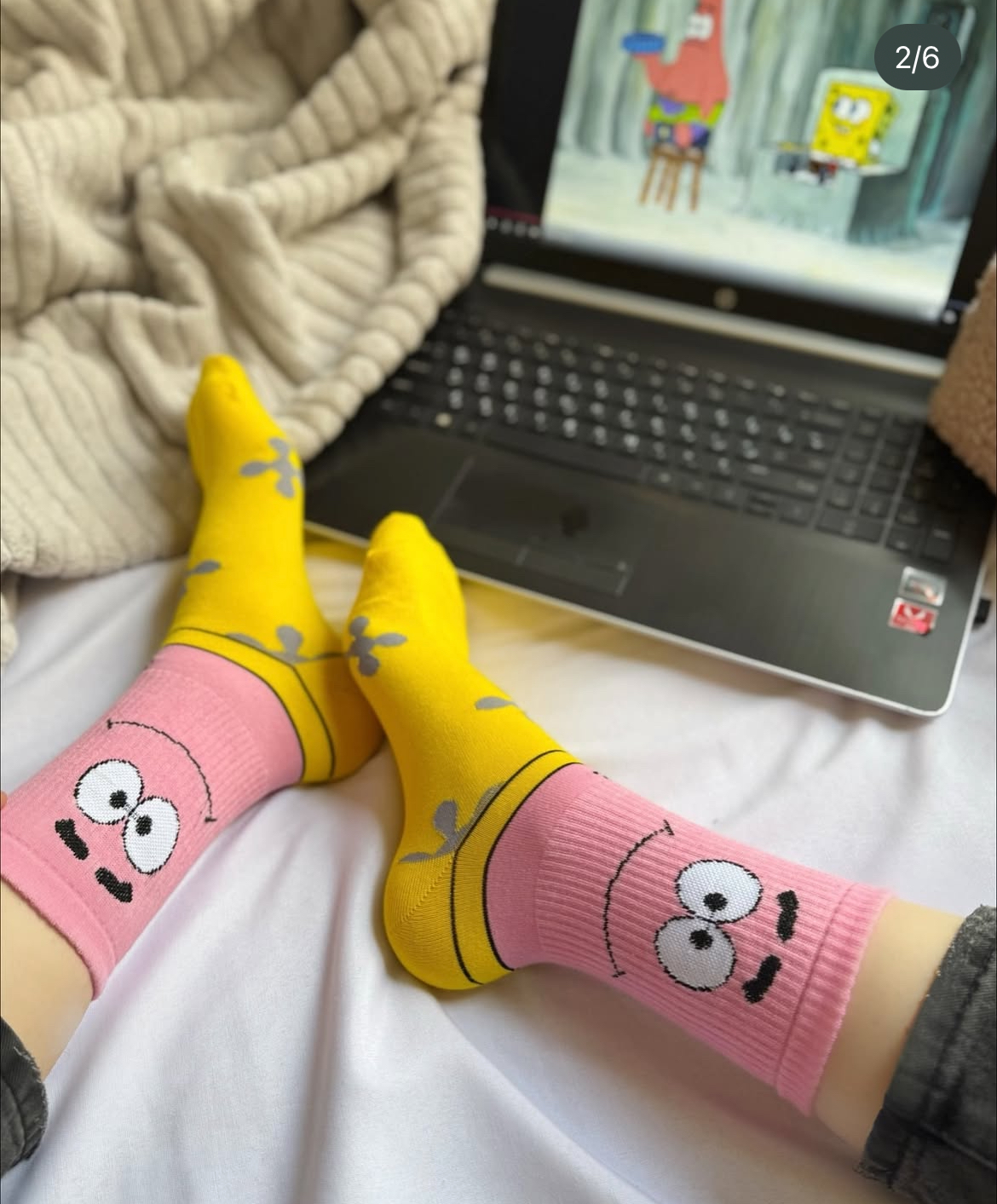 جوراب ساقدار باب اسفنجی و‌پاتریک